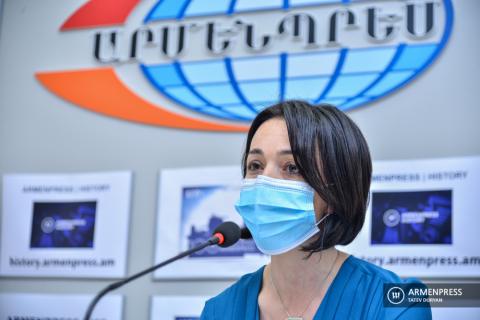 Press conference of deputy minister of education, science, 
culture and sport Zhanna Andreasyan
