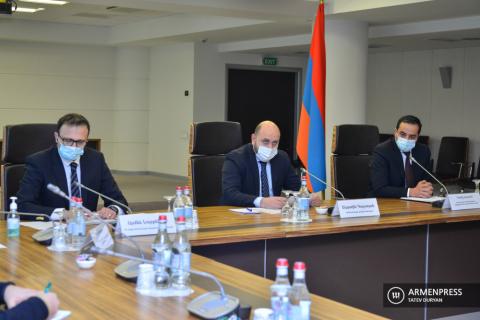 Пресс-конференция председателя ЦБ РА Мартина Галстяна