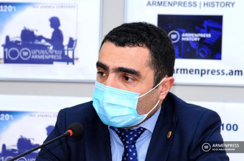 Minister of Environment Romanos Petrosyan's news conference 