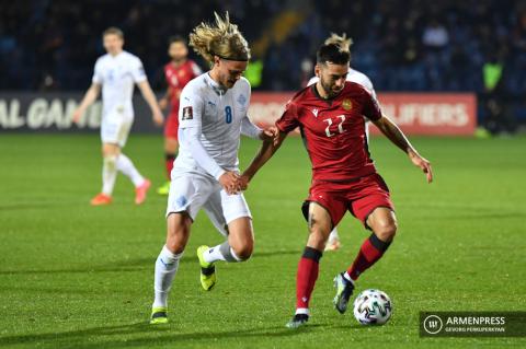 Ֆուտբոլի աշխարհի առաջնության որակավորման փուլի 
երկրորդ տուր. Հայաստան-Իսլանդիա 2:0
