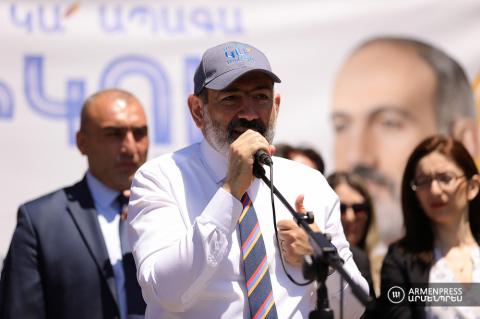 Civil Contract party holds election campaign in Armavir province