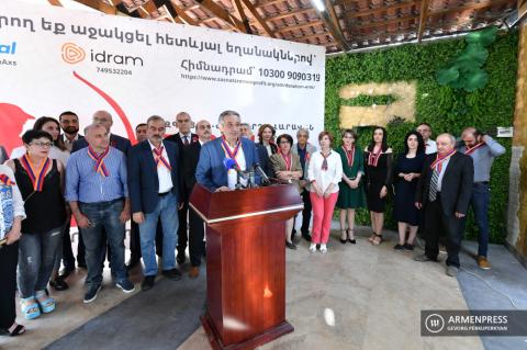 Launch of the pre-election campaign of ''National Democratic 
Pole'' party