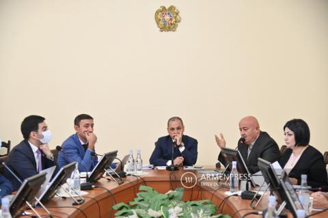 Armenian parliamentary standing committee on economic 
affairs holds session
