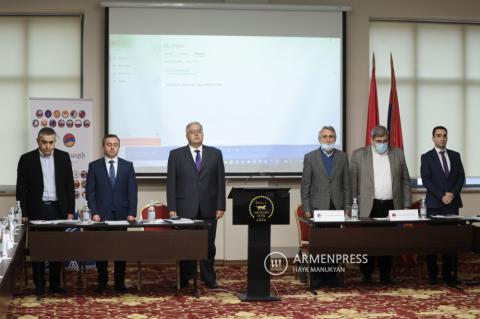 Official opening of congress of  Armenian National Committees 
and Offices