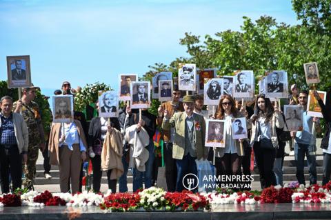 Акция "Бессмертный полк", посвященная героям, 
участвовавшим в Великой Отечественной войне
