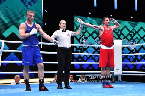 Team Armenia's Rafayel Hovhannisyan enters finals at EUBC 
European Boxing Championships 