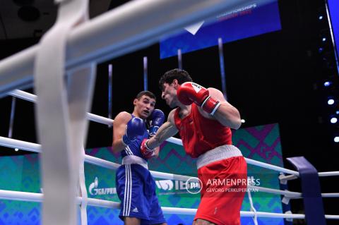 Team Armenia's Light Welterweight Hovhannes Bachkov wins 
EUBC European Boxing Championship 