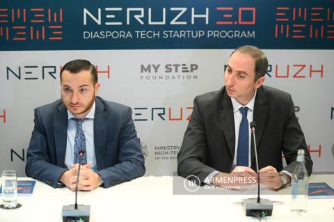 Press conference dedicated to NerUzh 3.0 Diaspora Tech 
Startup Program 