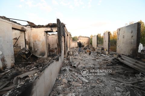 Azerbaijan targets residential houses, infrastructure in 
Armenia's Sotk community 