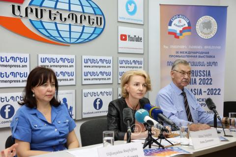 Press conference on EXPO-RUSSIA ARMENIA 2022 to be held 
in Yerevan, and the 7th Yerevan Business Forum