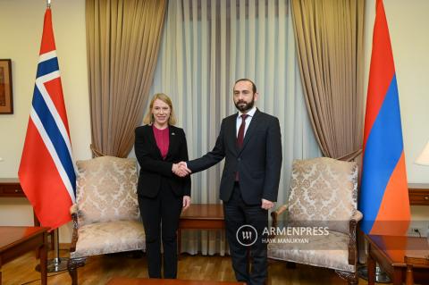 Armenian, Norwegian FMs meet in Yerevan