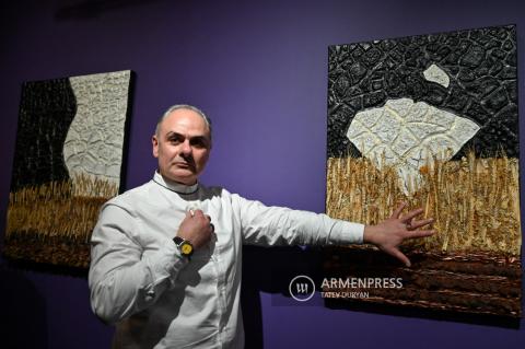 Exhibition titled Stratumism by painter Armen Ronov 