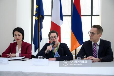 Press conference on Francophonie Days 2023 and opening 
of the French Institute of Armenia 