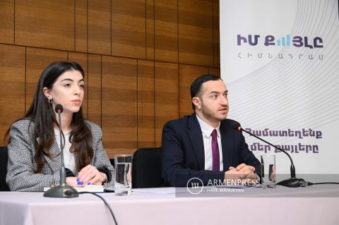 Press conference of Mkhitar Hayrapetyan, Executive Director 
of My Step Foundation