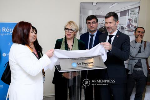 Opening of French-Armenian Vocational Education Center's patisserie training department