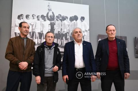 Opening of photo exhibition on FC Ararat Yerevan's 1973 
triumph 