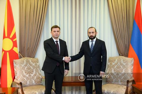 Armenian Foreign Minister Ararat Mirzoyan holds meeting 
with the OSCE Chairperson-in-Office, Foreign Minister of 
North Macedonia, Bujar Osmani