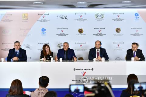 Press conference ahead of European Weightlifting 
Championship 2023 