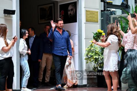 Hauser's press conference ahead of Yerevan concert 