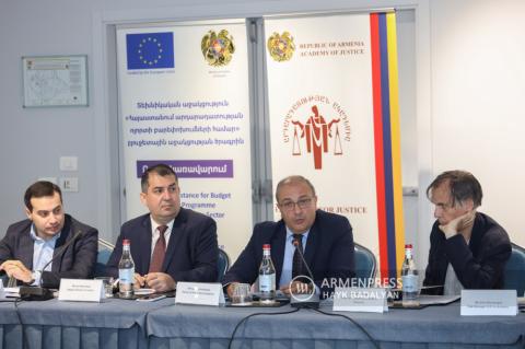 Представлена институциональная
стратегия развития Академии юстиции РА
за 2023-2026