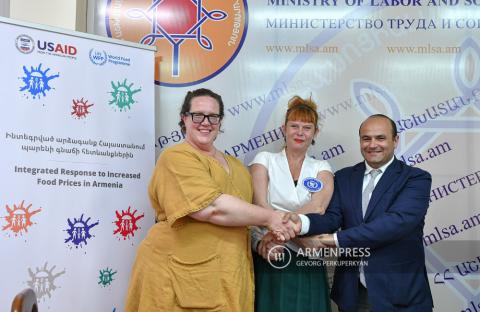 A memorandum was signed between the Ministry of Labor 
and Social Affairs and the Mantashyants Entrepreneurs 
Union  