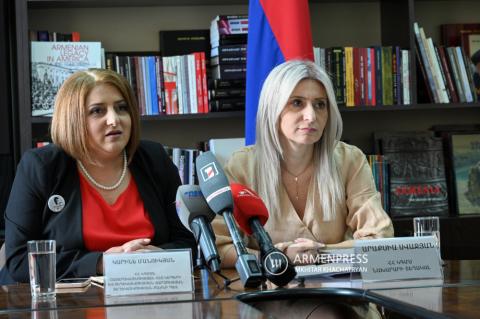 Пресс-конференция замминистра ОНКС РА Араксии 
Сваджян