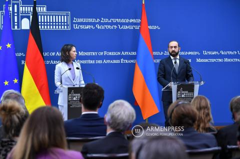 Ermenistan ve Almanya dışişleri bakanlarının basın toplantısı