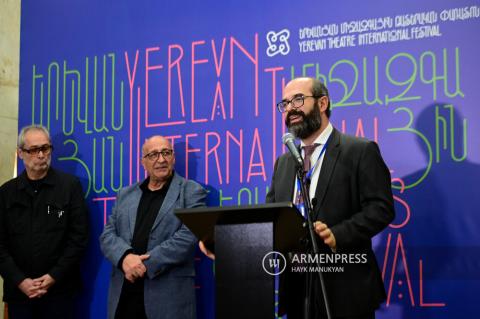 Press conference on Alexandrinsky Theatre participation in 
Yerevan International Theater Festival 
