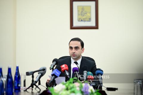 Yerevan Belediye Başkanı Tigran Avinyan'ın basın toplantısı