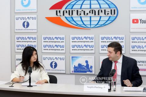 SRC Deputy Chairman Karen Tamazyan's press conference. LIVE