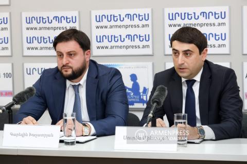 Press conference of the Director of the Inspection Agency for Urban Development, Technical and Fire Safety Garegin Khachatryan and his deputy Suren Minasyan. LIVE