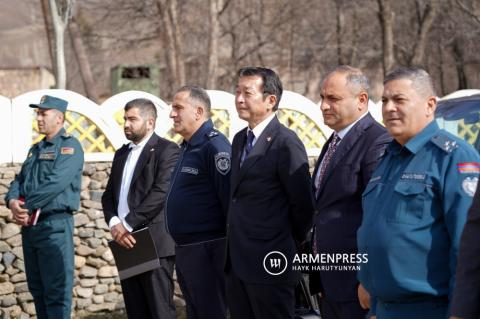 Establecimiento de base de rescate en Meghradzor