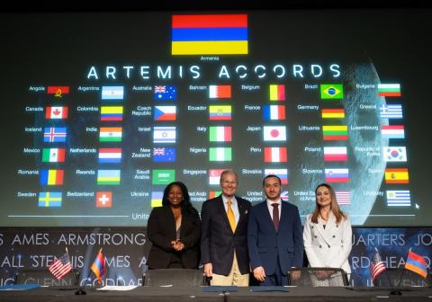 Les États-Unis se félicitent de la signature des accords d'Artémis par l'Arménie