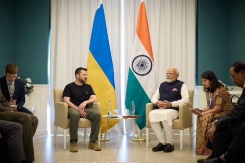 Президент Украины и премьер-министр Индии обсудили разрешение конфликта в Украине посредством диалога и дипломатии