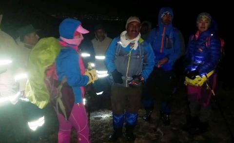 Спасатели спустили с горы Арагац 13 граждан Ирана
