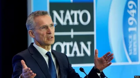 Stoltenberg says China should face consequences for supporting Russia’s war in Ukraine