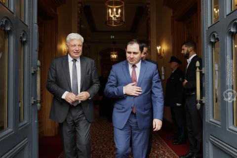 Armenian Defense Minister discusses cooperation and regional security in Luxembourg Parliament