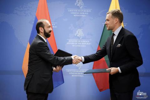 Հայաստանն ու Լիտվան ԵՄ-ին առնչվող հարցերի շուրջ համագործակցության վերաբերյալ փոխըմբռնման հուշագիր են ստորագրել