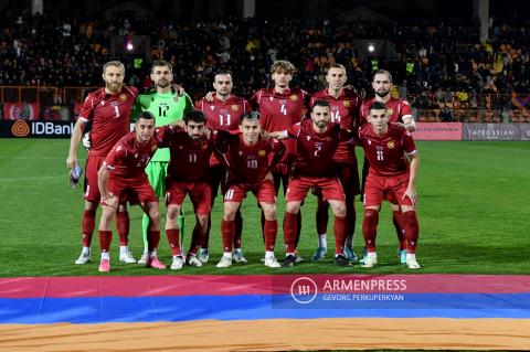 Сборная Армении по футболу отступила в классификационной таблице ФИФА