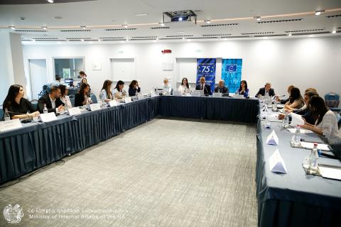 اجتماع المجلس التنسيقي لبرنامج "دعم التنفيذ الفعال لأحكام المحكمة الأوروبية لحقوق الإنسان في أرمينيا"