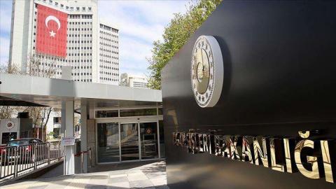 Türkiye Dışişleri Bakanlığı, Ermenistan'ın Filistin'i tanıma kararını memnuniyetle karşıladı