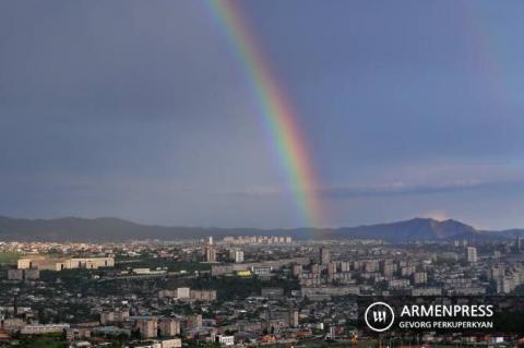 В Армении ожидаются кратковременные дожди, температура воздуха существенно не изменится