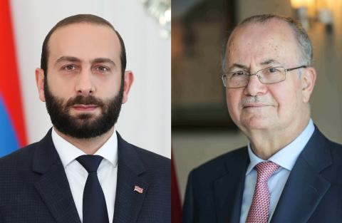 گفتگوی وزیر امور خارجه جمهوری ارمنستان و نخست وزیر فلسطین در خصوص مسائل توسعه روابط دوجانبه و گفتگوهای سیاسی دو کشور