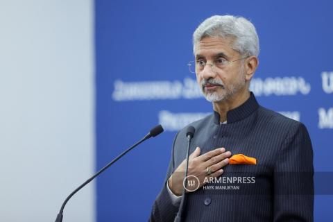 Le Ministre indien des Affaires étrangères: la position de l'Arménie est très importante pour nous, car elle se situe entre l'Europe et l'Orient