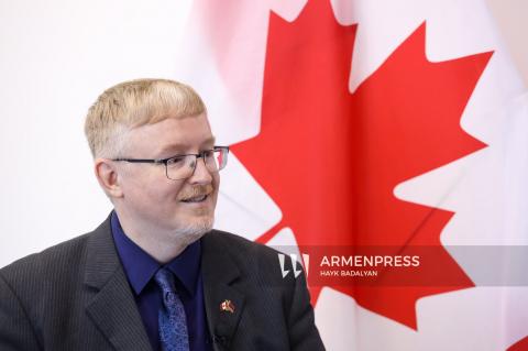 Interview de l'ambassadeur du Canada à ARMENPRESS