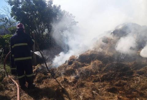 Արմավիրի մարզի Հացիկ գյուղում այրվել է մոտ 220 հակ անասնակեր