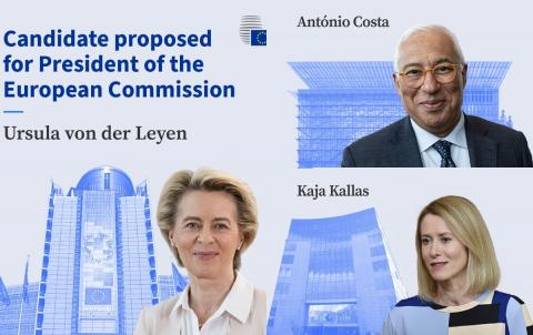 Урсула фон дер Ляйен, Антониу Кошта и Кая Каллас назначены руководителями институтов ЕС на пять лет