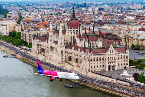 Запущены рейсы авиакомпании Wizz Air по маршруту Будапешт-Ереван-Будапешт