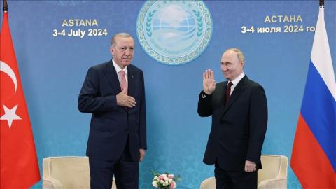 Эрдоган и Путин обсудили Палестину, Украину и Сирию