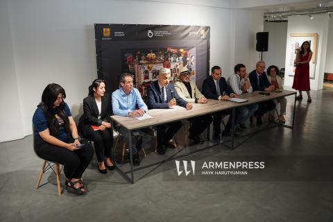 اولین کنفرانس مطبوعاتی به مناسبت آغاز بیست و یکمین دورۀ جشنواره بین المللی فیلم «زردآلو طلایی» ارمنستان.